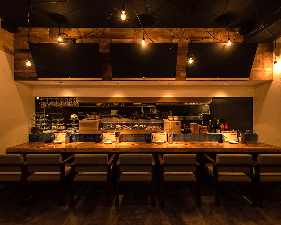 とぅくとぅくのカウンター席